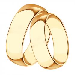 Золотое обручальное кольцо 5 мм SOKOLOV 110029 фото