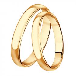 Золотое обручальное кольцо 3 мм SOKOLOV 110031 фото