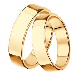 Золотое обручальное кольцо 4 мм SOKOLOV 110200 фото