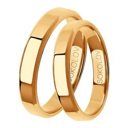 Золотое обручальное кольцо 3,5 мм SOKOLOV 111093-01 фото