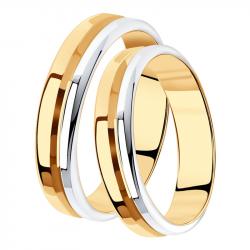 Обручальное кольцо из золочёного серебра 5,5 мм SOKOLOV 94110028 фото