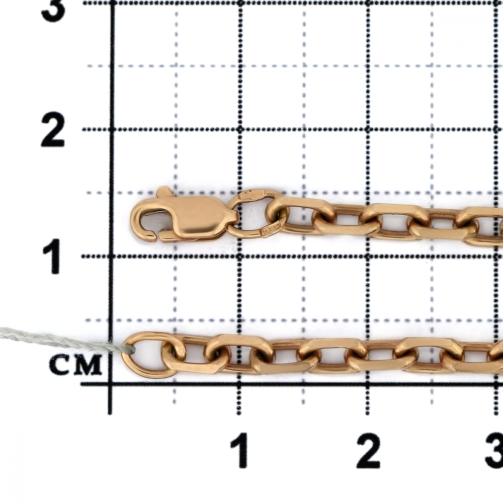 Золотая цепь плетение Якорное Красносельский ювелир 113539 — купить в  ювелирном интернет-магазине Novikov24