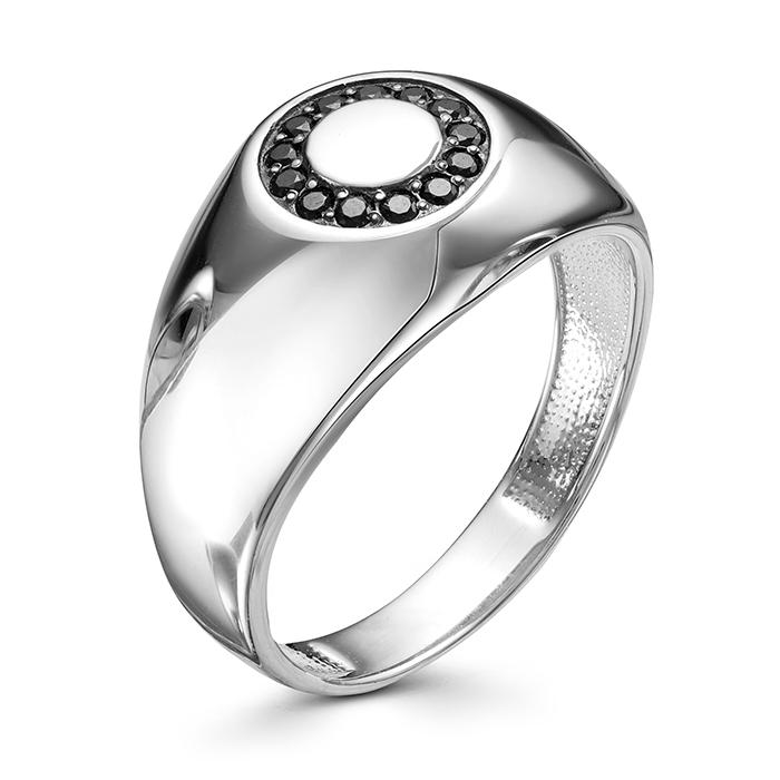 Серебряное кольцо АЛЬКОР с цирконием