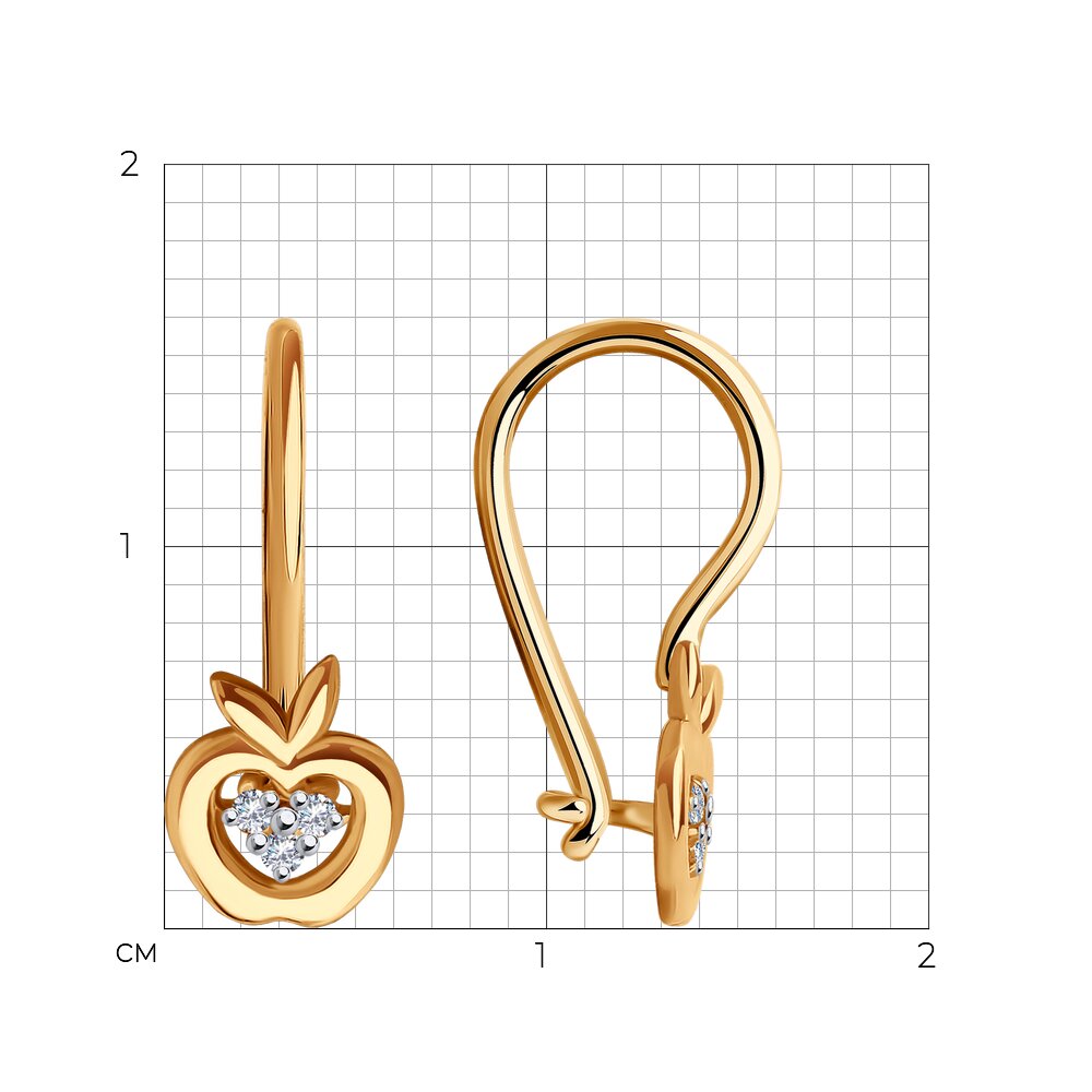Купить Серьги Золотые Sokolov Арт 4020322