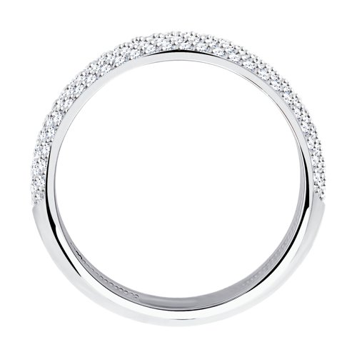 Кольцо из белого золота SOKOLOV с бриллиантом
