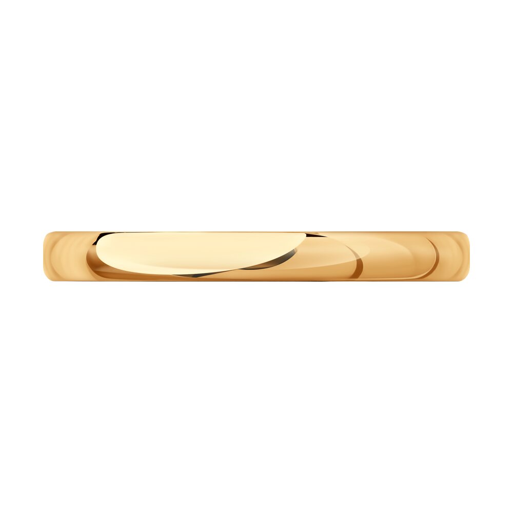 Золотое обручальное кольцо 3 мм SOKOLOV