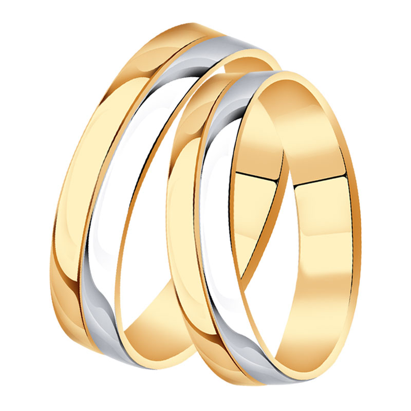 Золотое обручальное кольцо 5 мм SOKOLOV