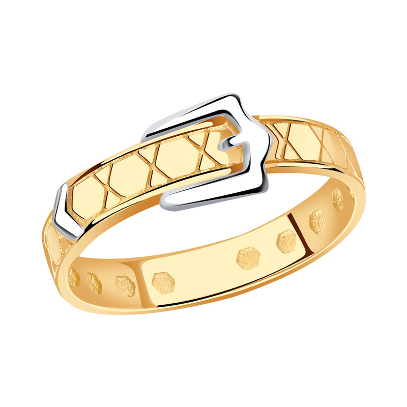 Золотое кольцо Ремень AQUAMARINE