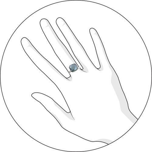 Серебряное кольцо SOKOLOV с кварцем