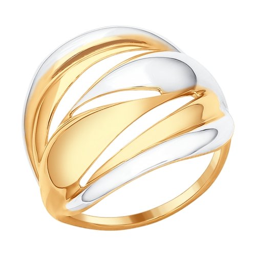Кольцо из золочёного серебра SOKOLOV