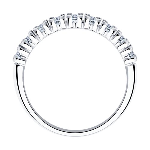 Серебряное кольцо SOKOLOV с фианитом