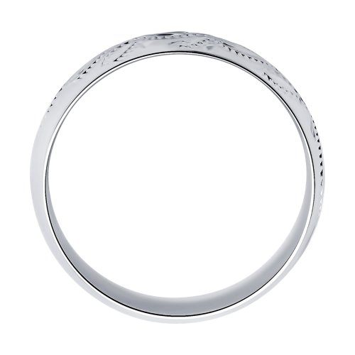 Серебряное обручальное кольцо 5 мм SOKOLOV