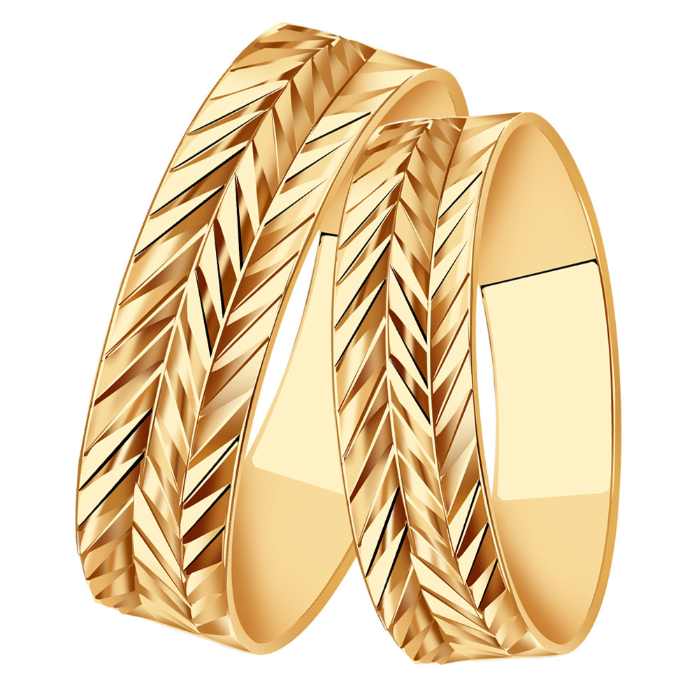 Золотое обручальное кольцо 5 мм Красносельский ювелир