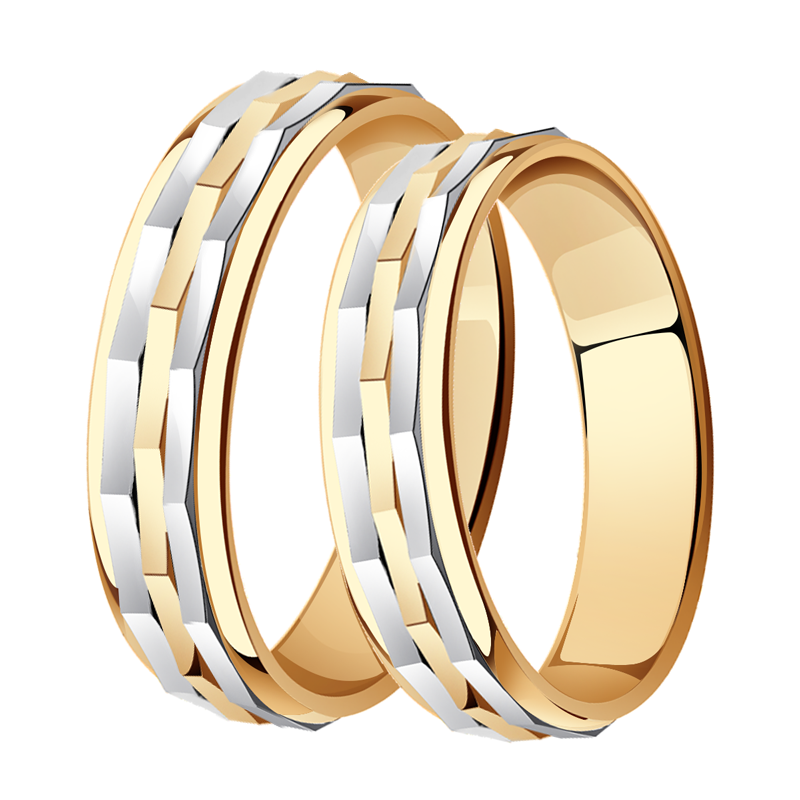 Золотое обручальное кольцо 5 мм Александра