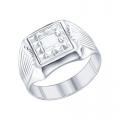 Серебряное кольцо Diamant