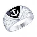 Серебряное кольцо SOKOLOV с эмалью