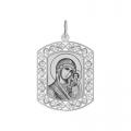 Серебряная подвеска-иконка Божией Матери Казанская SOKOLOV