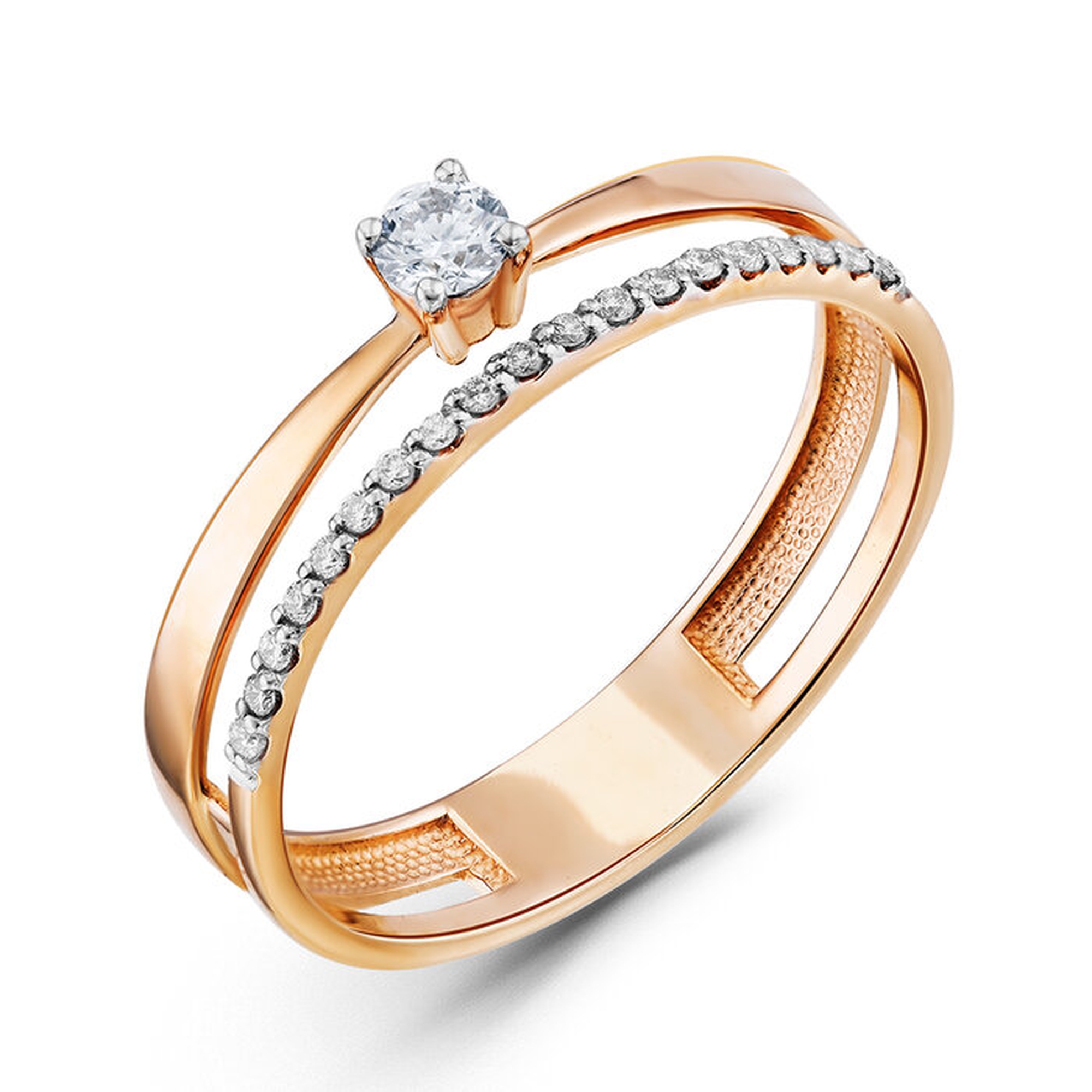 Золотое кольцо ERA Jewellery с бриллиантом