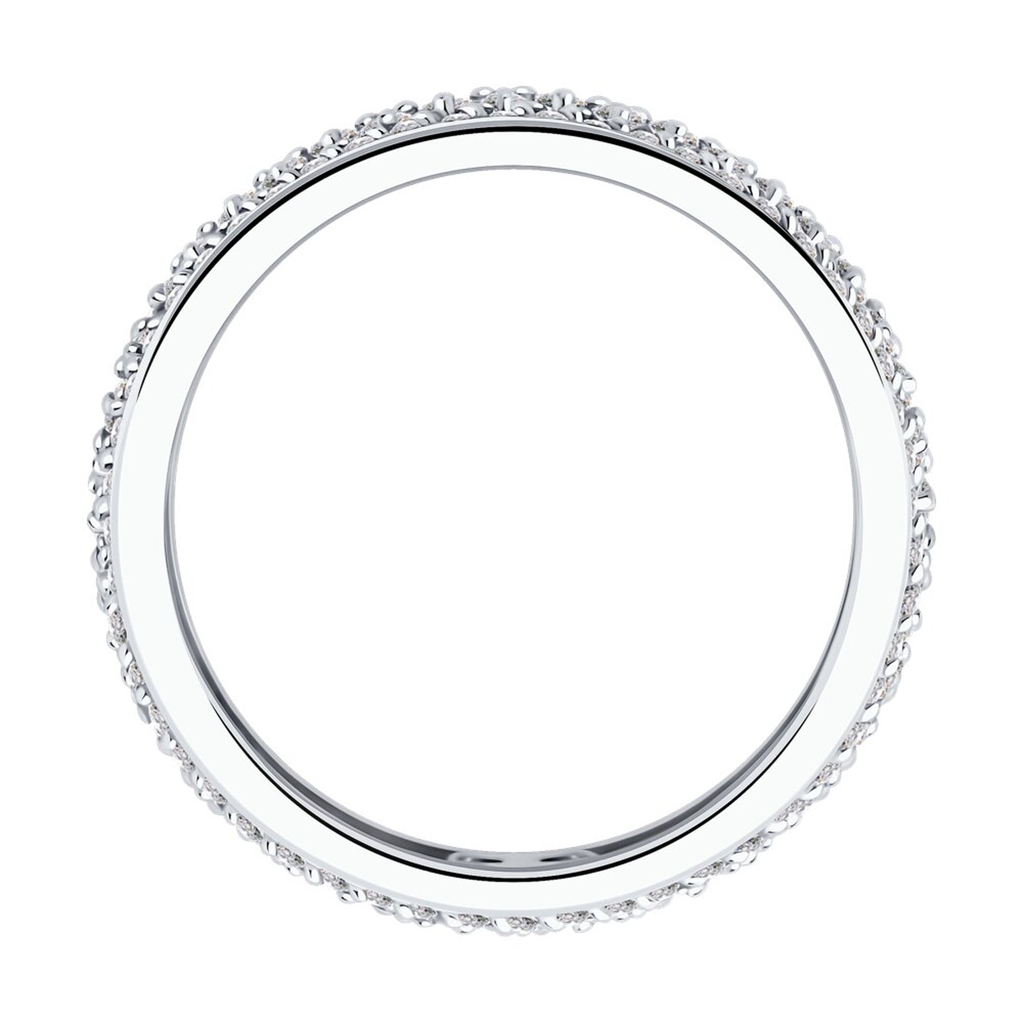 Кольцо из белого золота SOKOLOV с бриллиантом