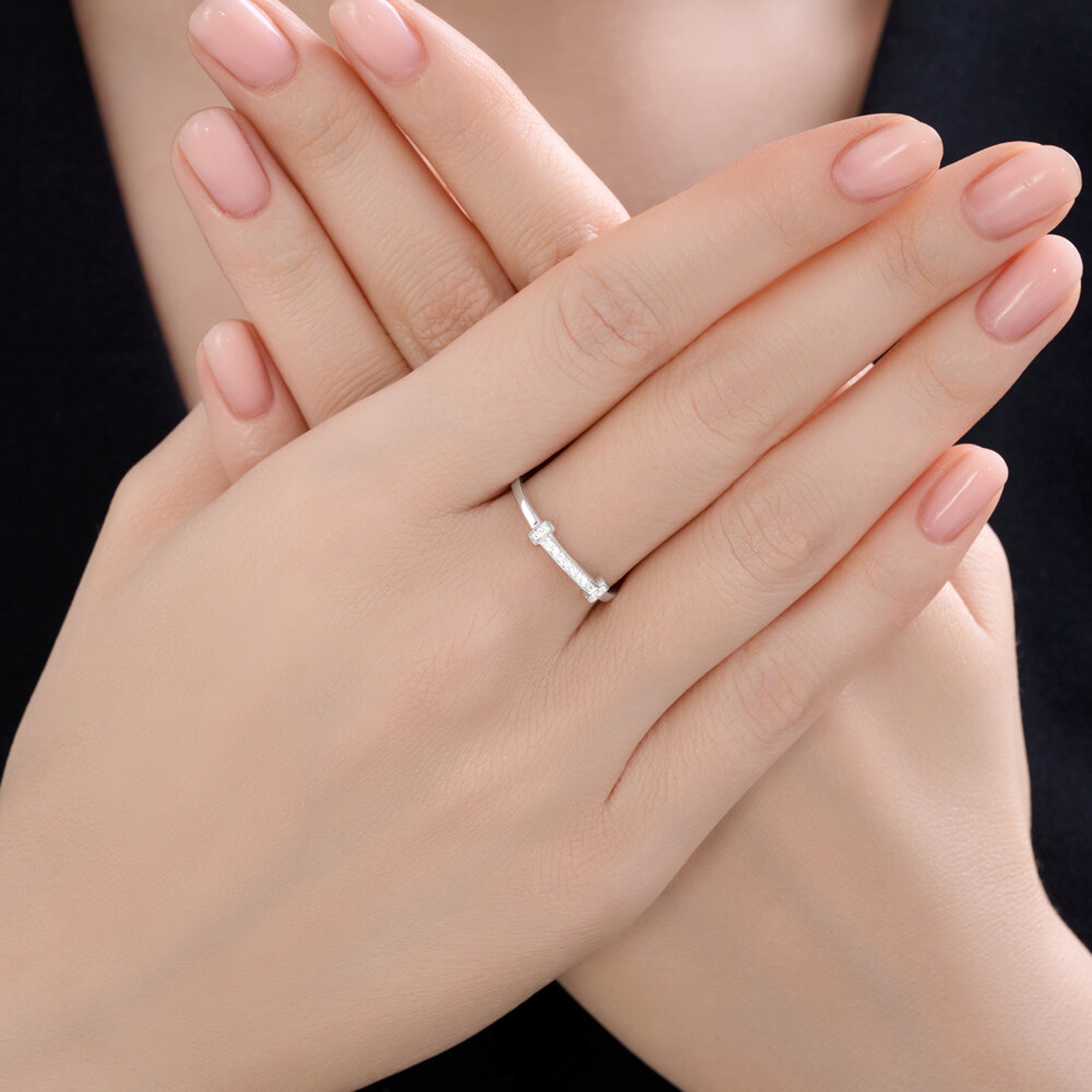 Кольцо из белого золота SOKOLOV с бриллиантом