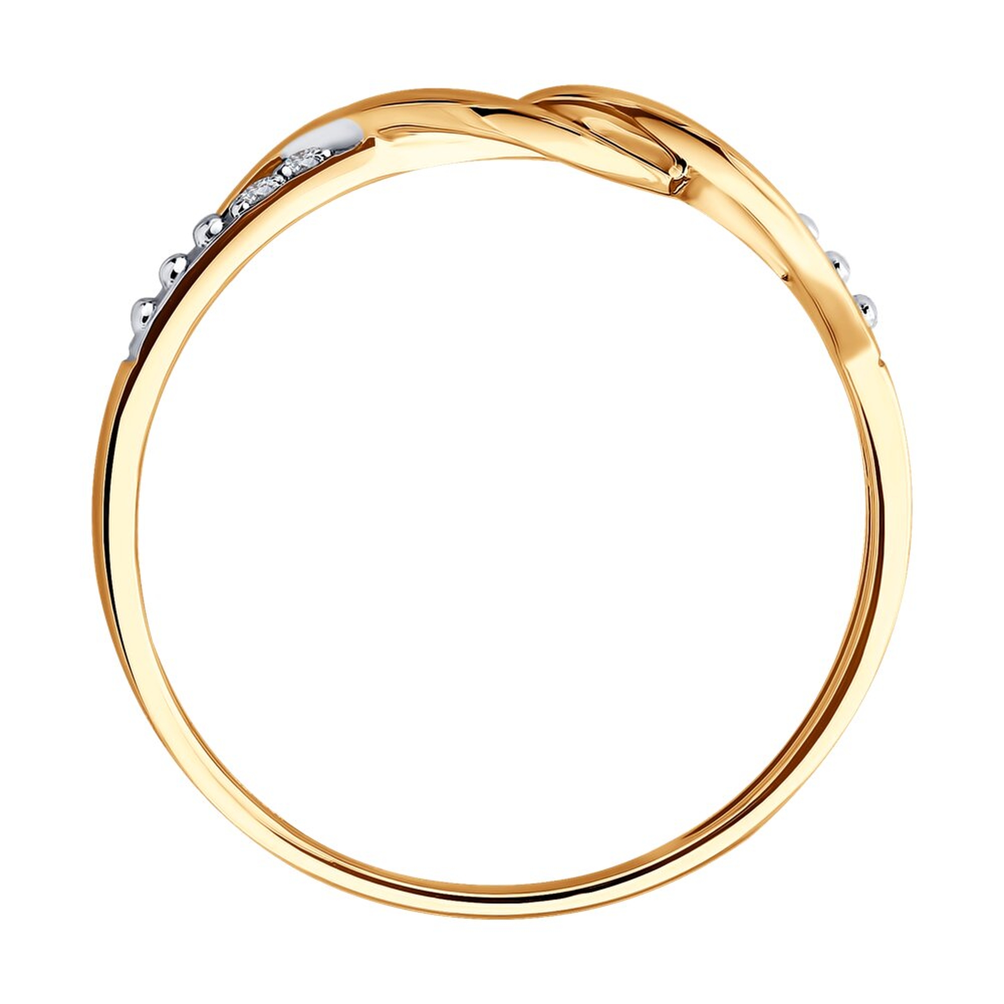 Золотое кольцо SOKOLOV с бриллиантом