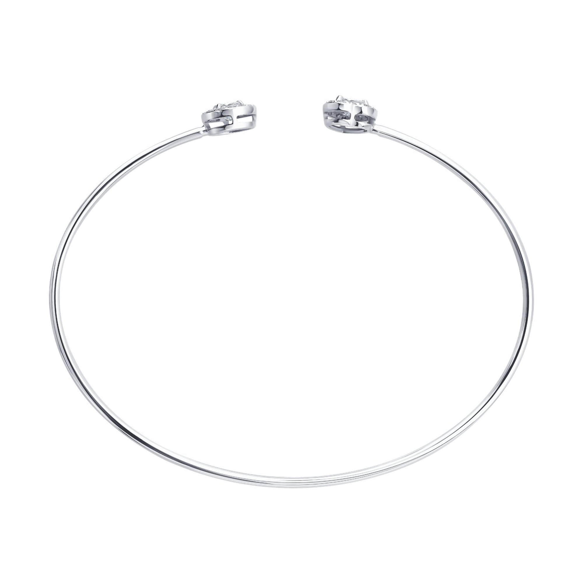 Золотой браслет SOKOLOV с бриллиантом выращенным