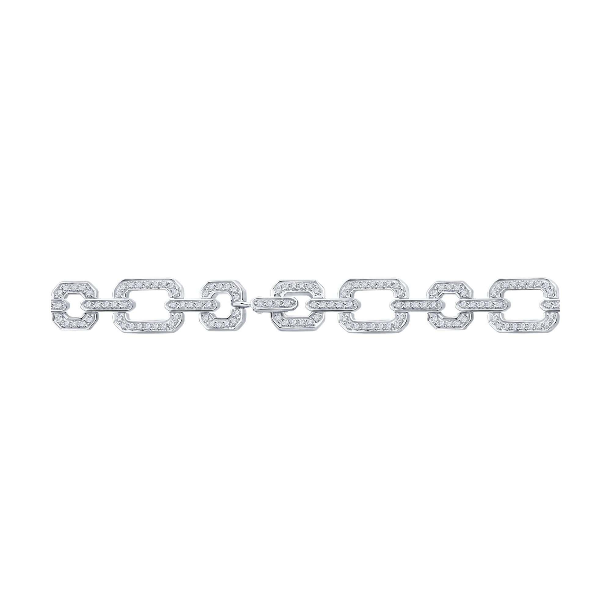 : Колье из белого золота с бриллиантами