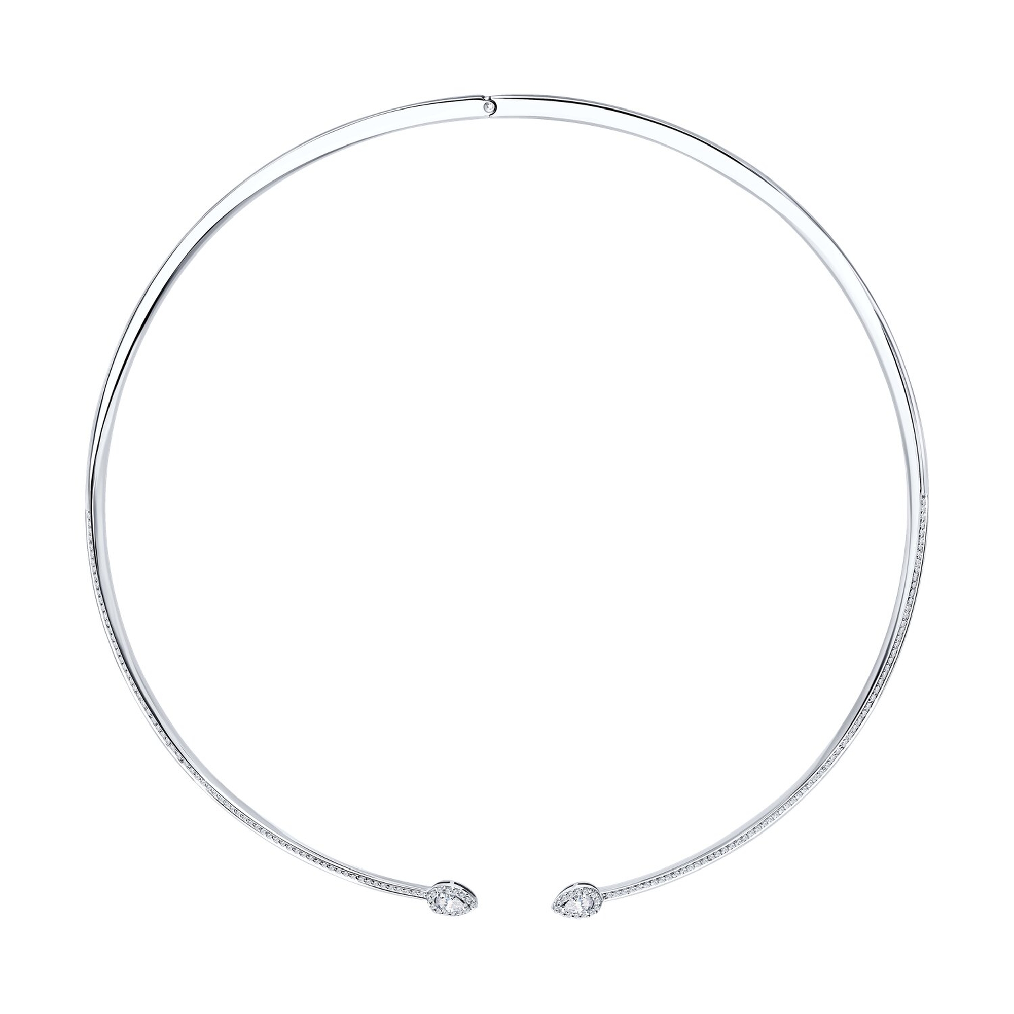 : Колье из белого золота с бриллиантами выращенными