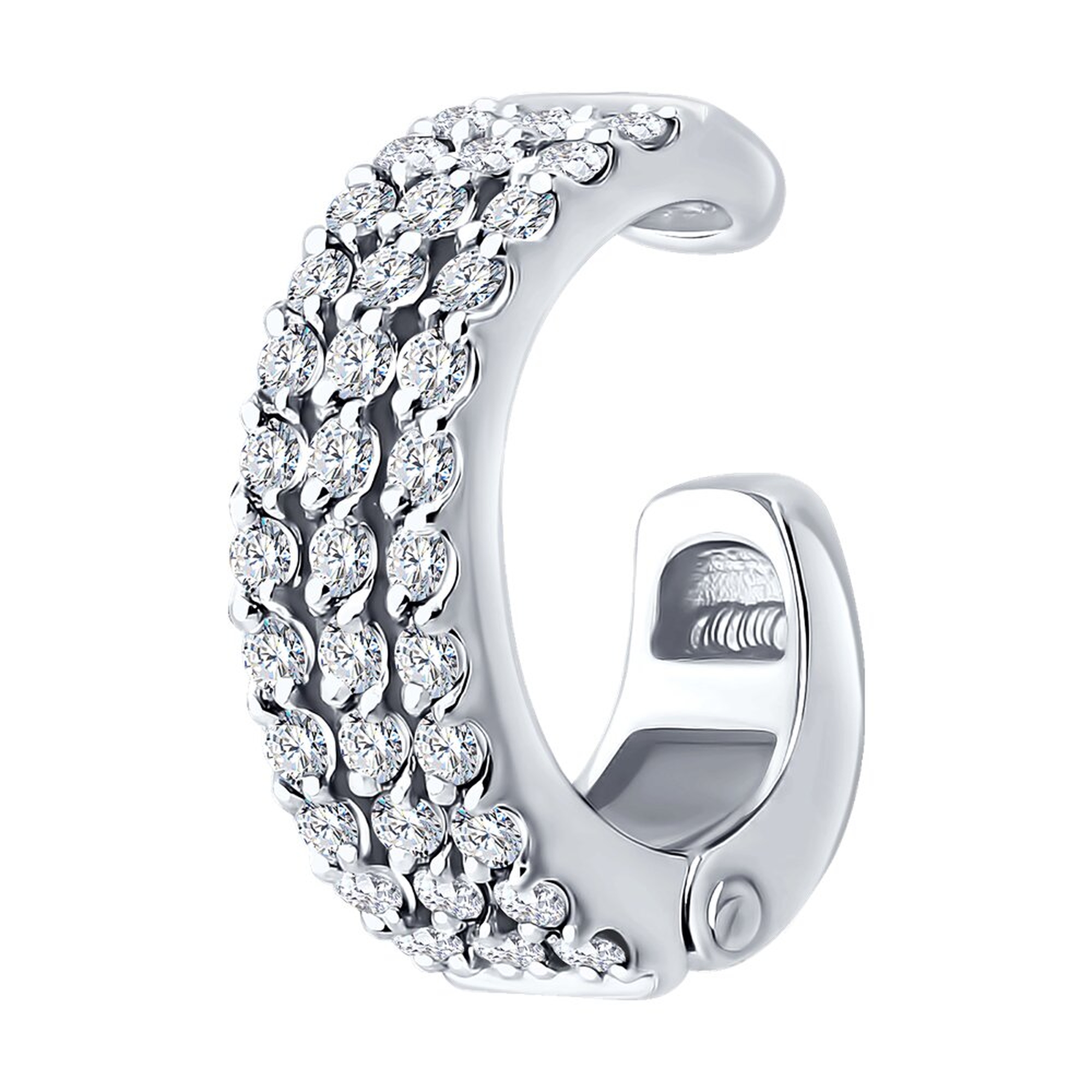 Золотые серьги SOKOLOV с бриллиантом