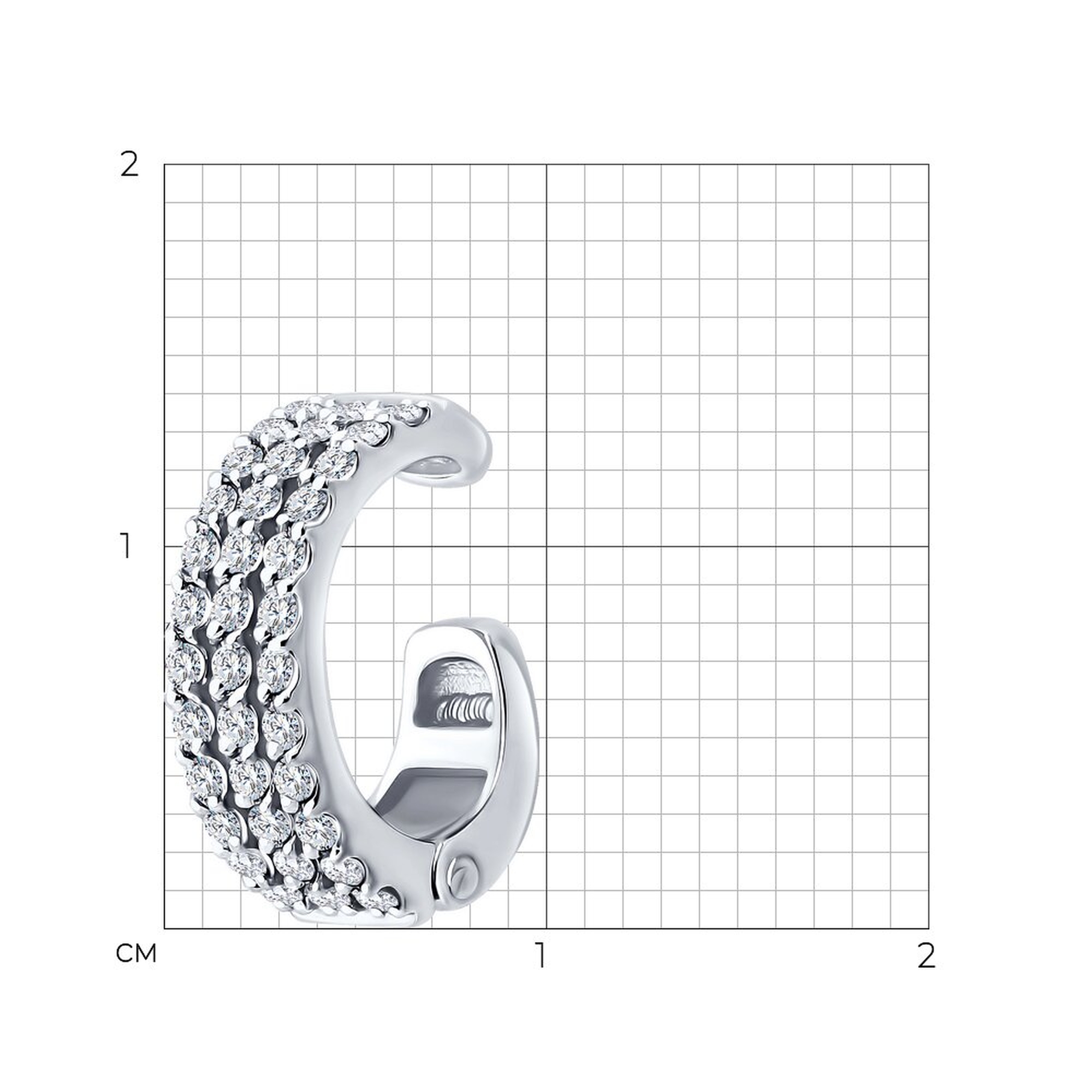 Золотые серьги SOKOLOV с бриллиантом