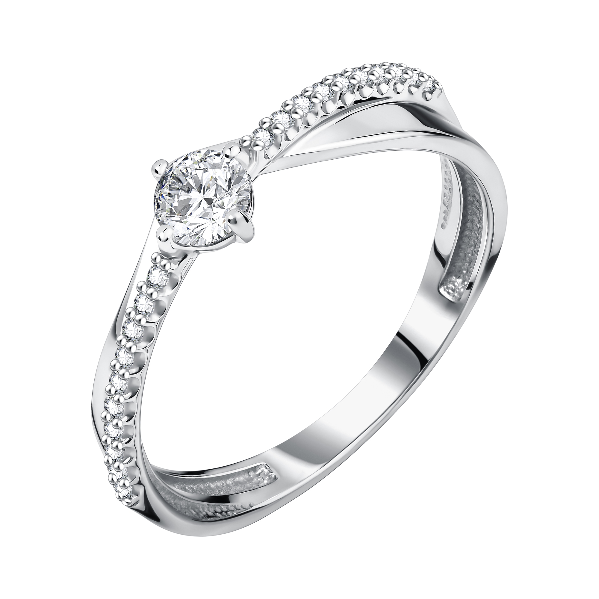 Серебряное кольцо TALANT с цирконием