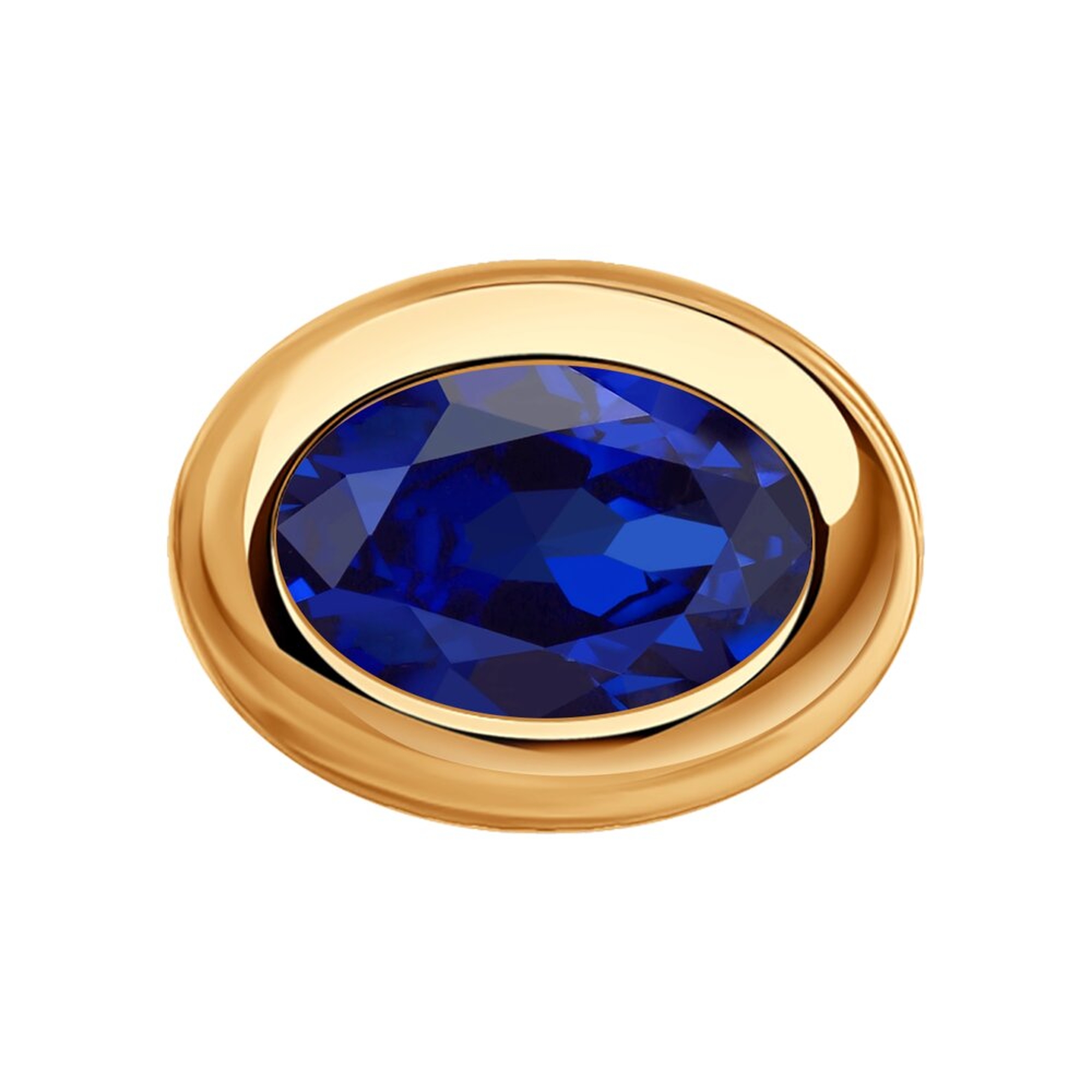 Золотая подвеска SOKOLOV с сапфиром