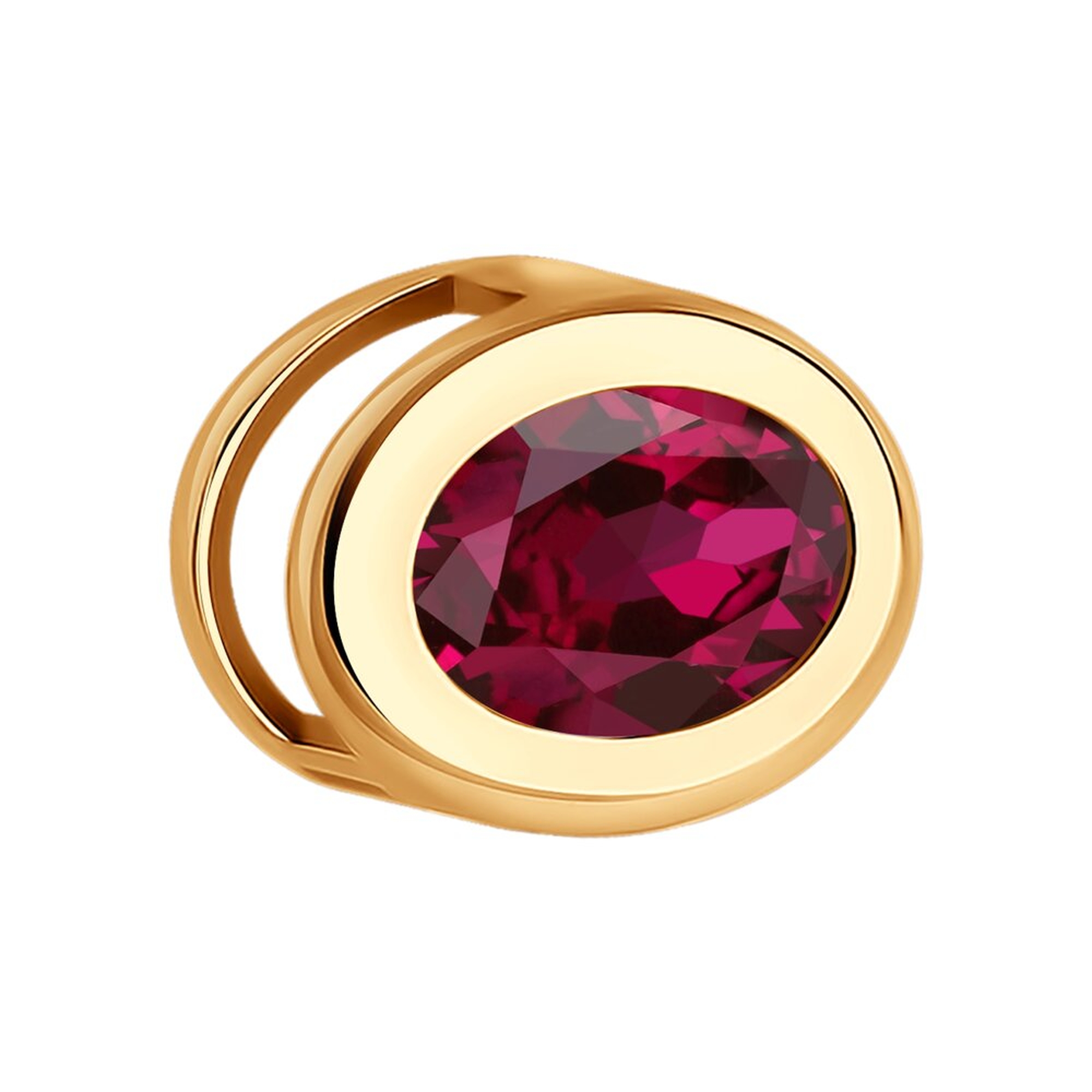 Золотая подвеска SOKOLOV с рубином