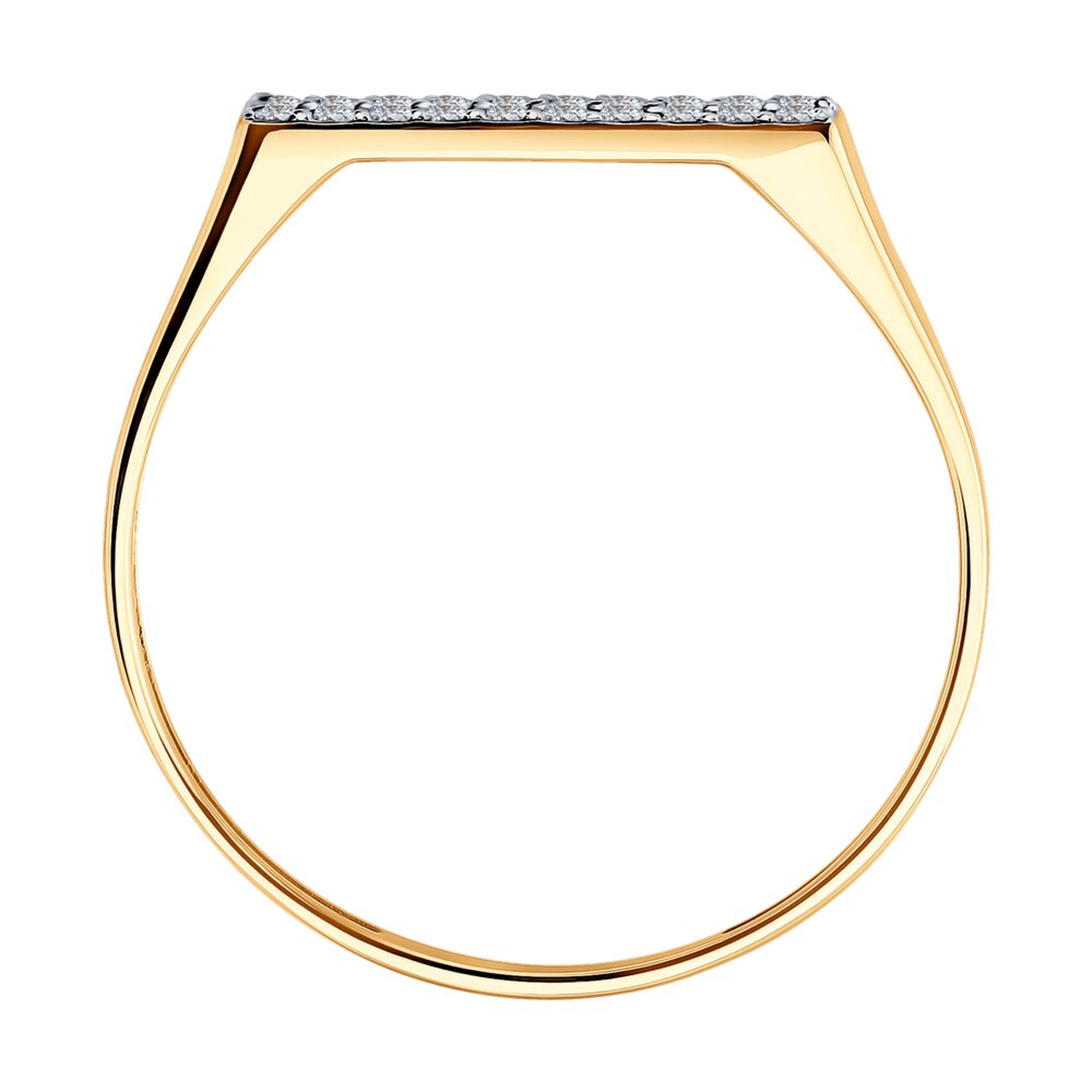 Золотое кольцо SOKOLOV с бриллиантом