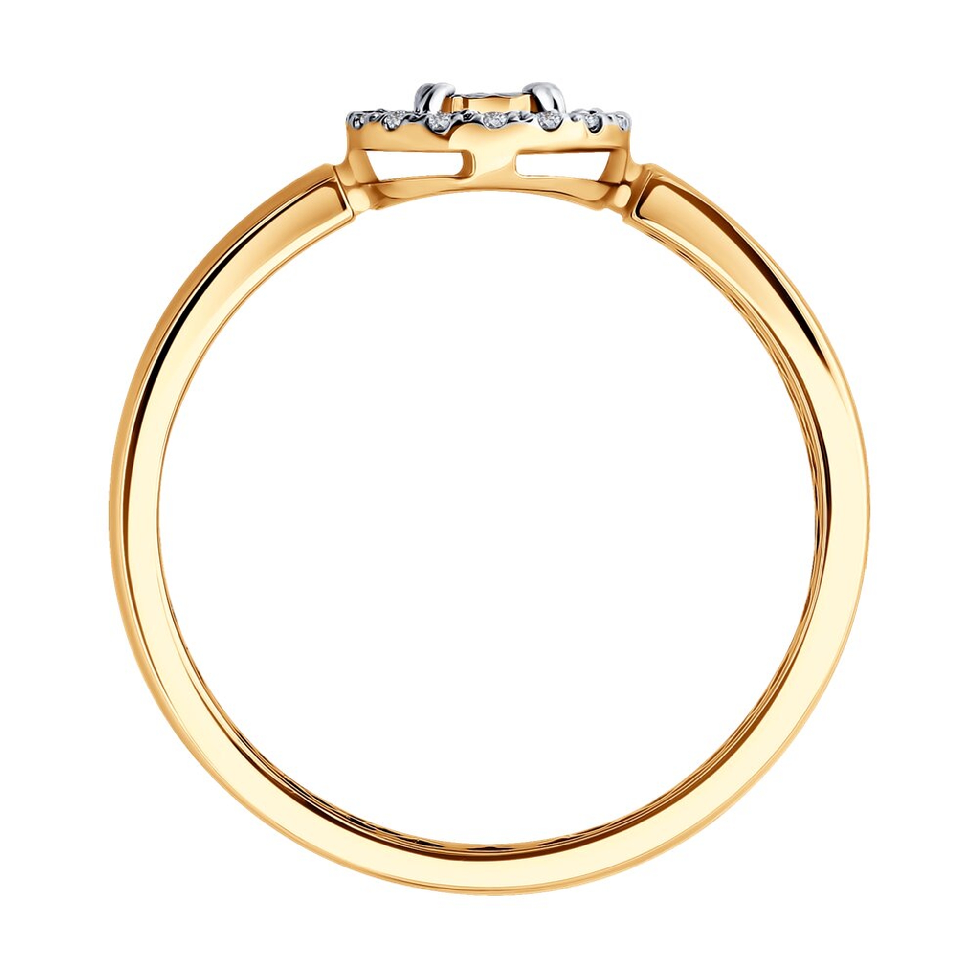 Золотое кольцо SOKOLOV с бриллиантом