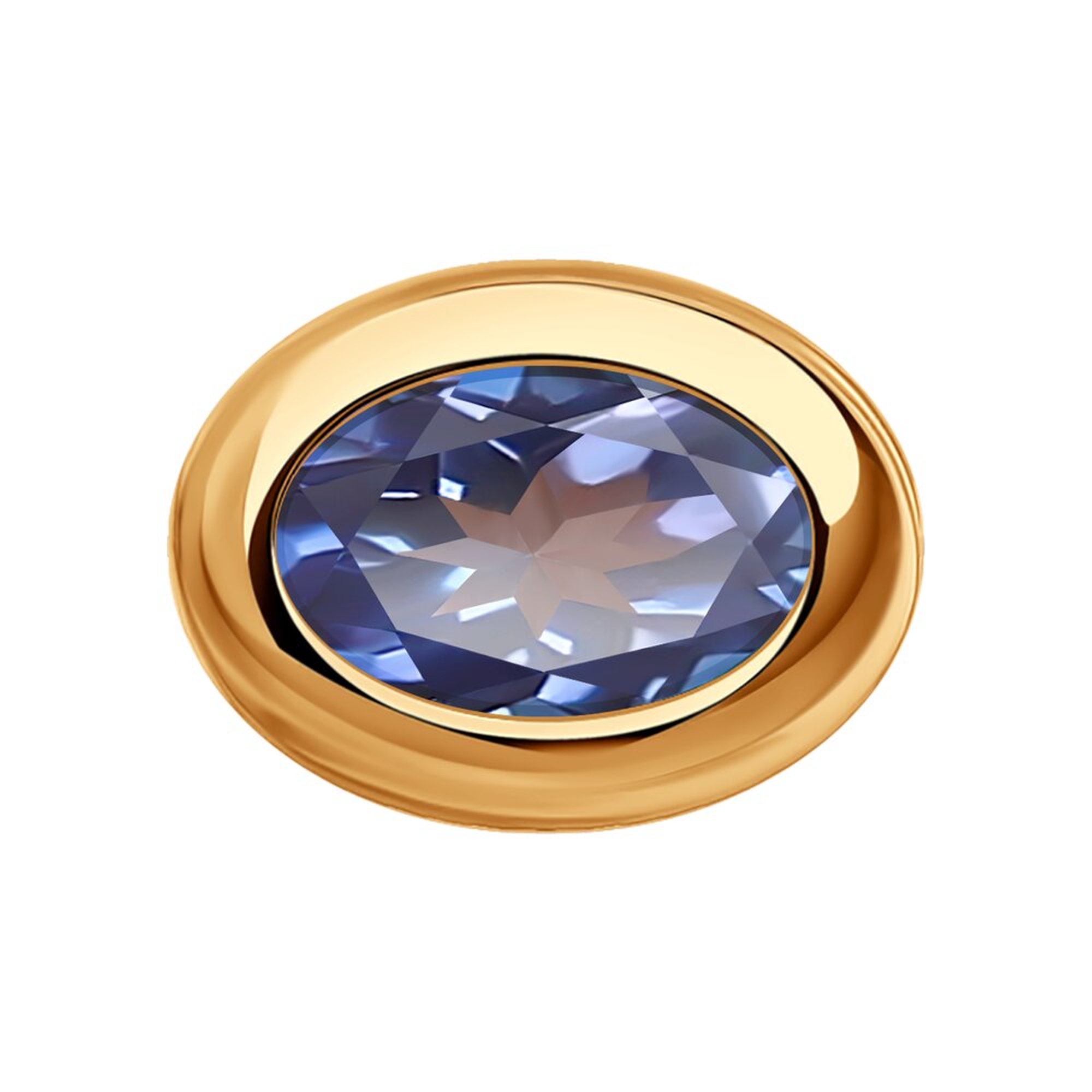 Золотая подвеска SOKOLOV с танзанитом