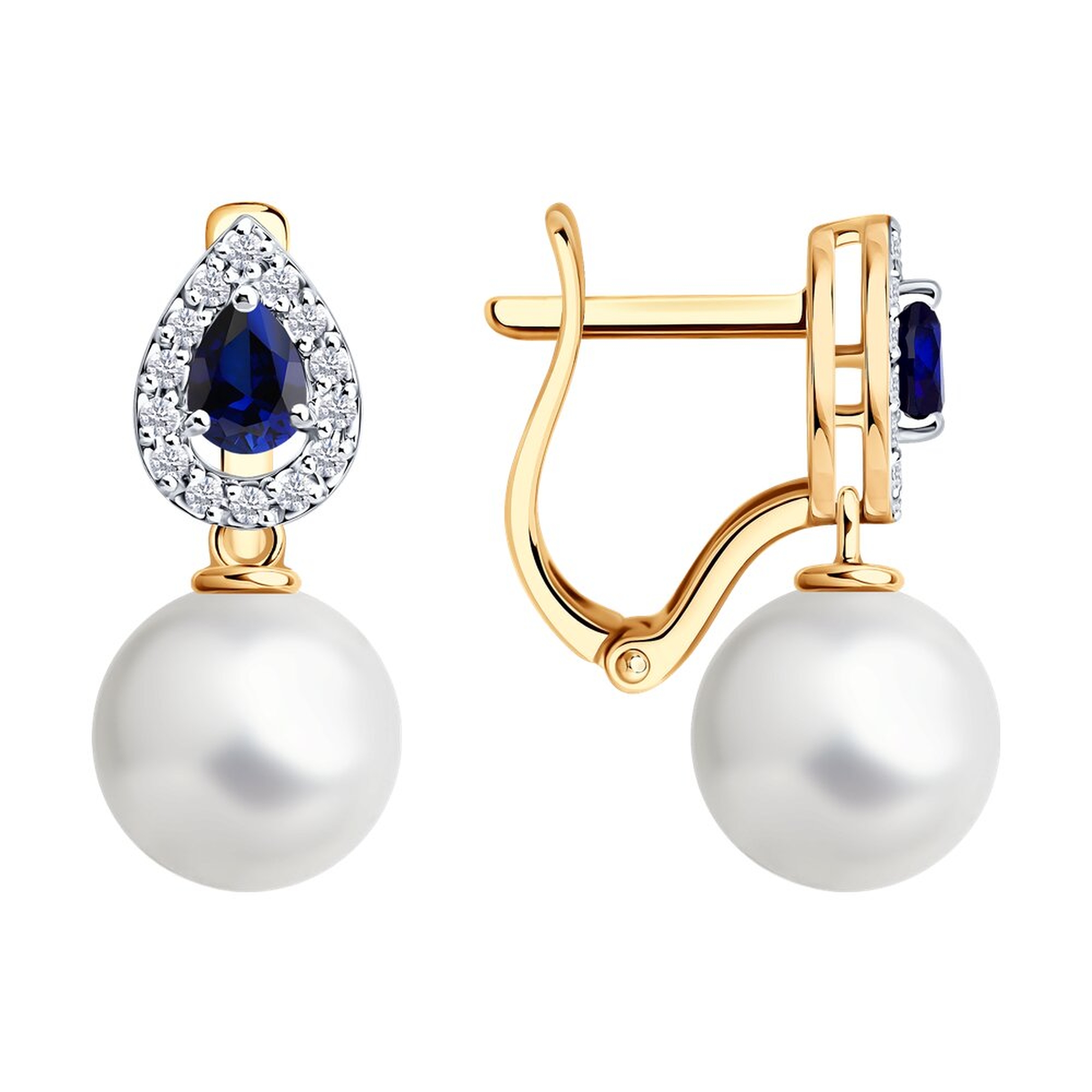 Золотые серьги SOKOLOV