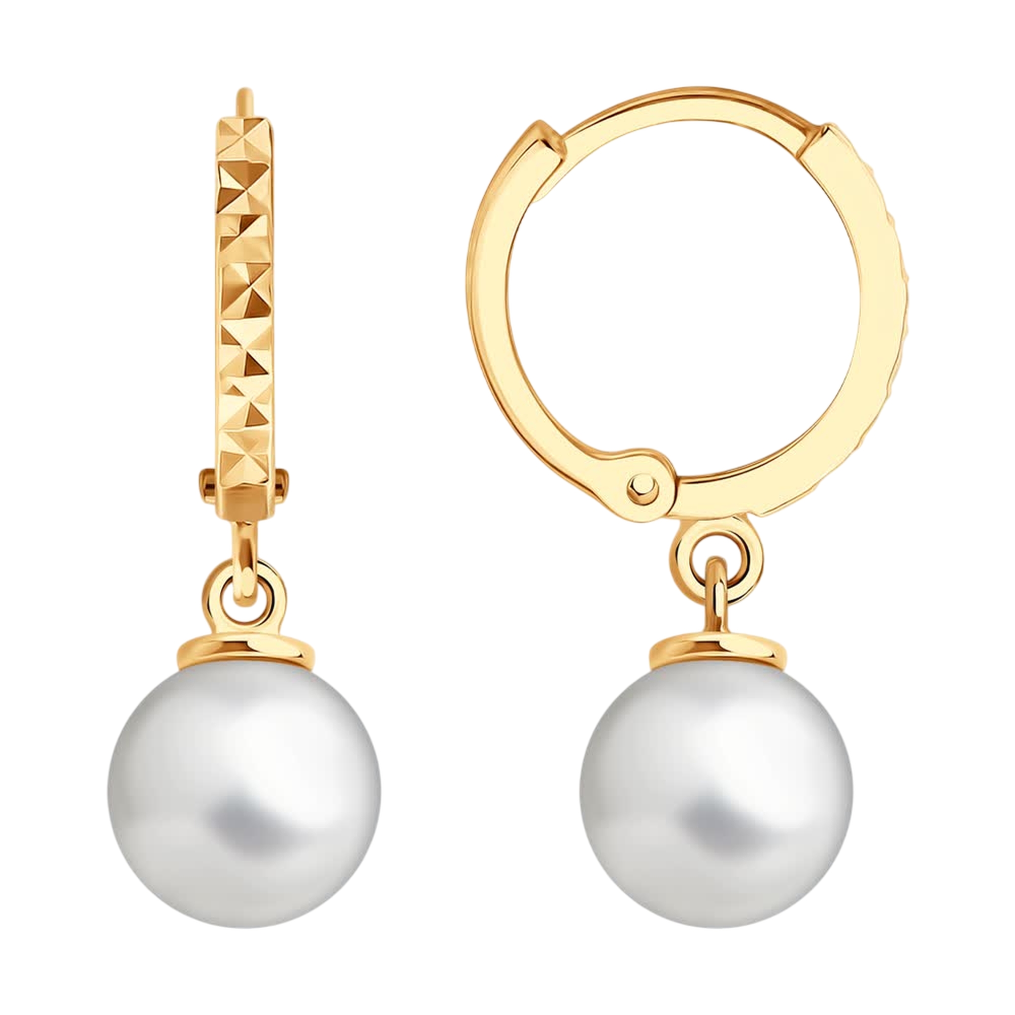 Золотые серьги SOKOLOV с жемчугом