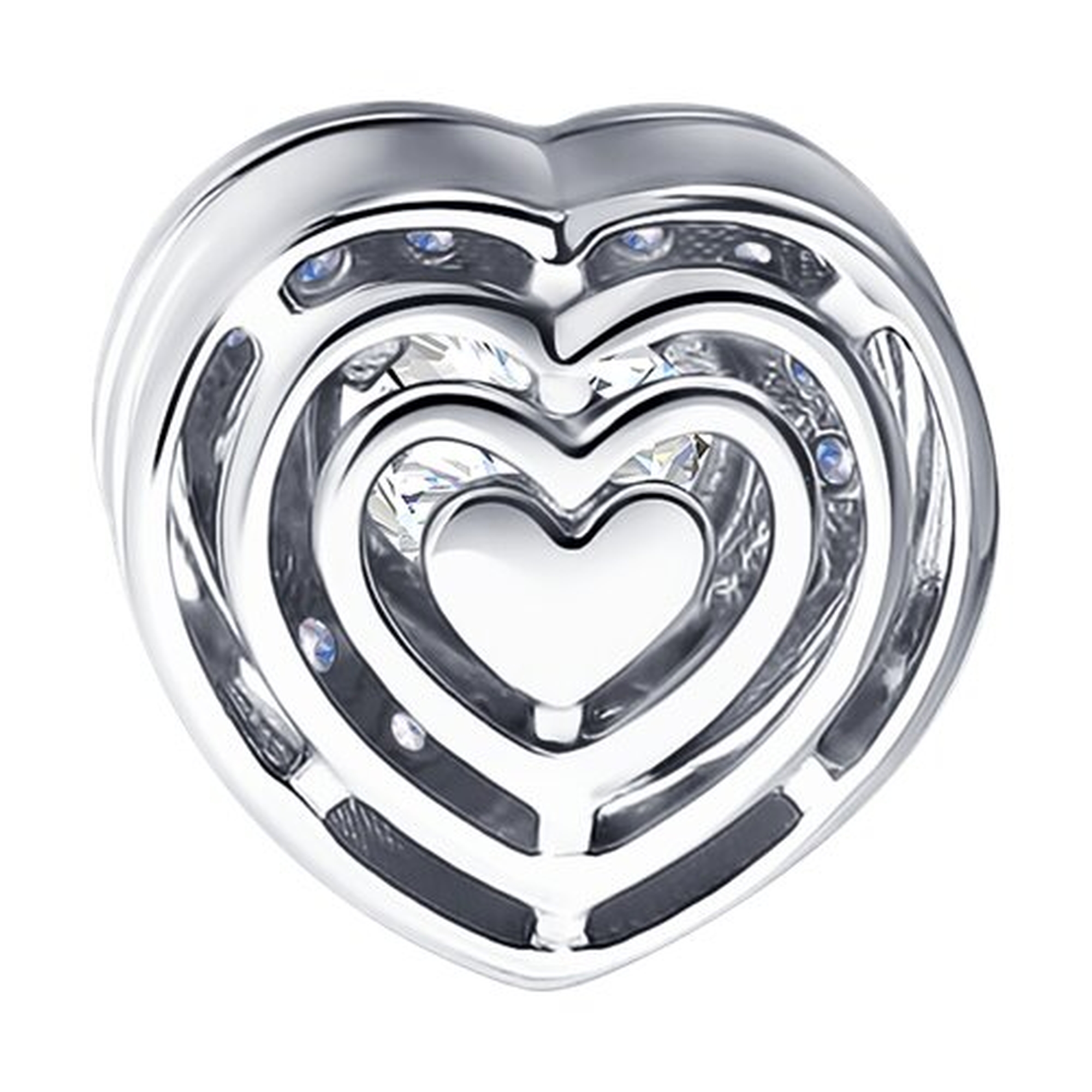 Золотая подвеска SOKOLOV с бриллиантом выращенным