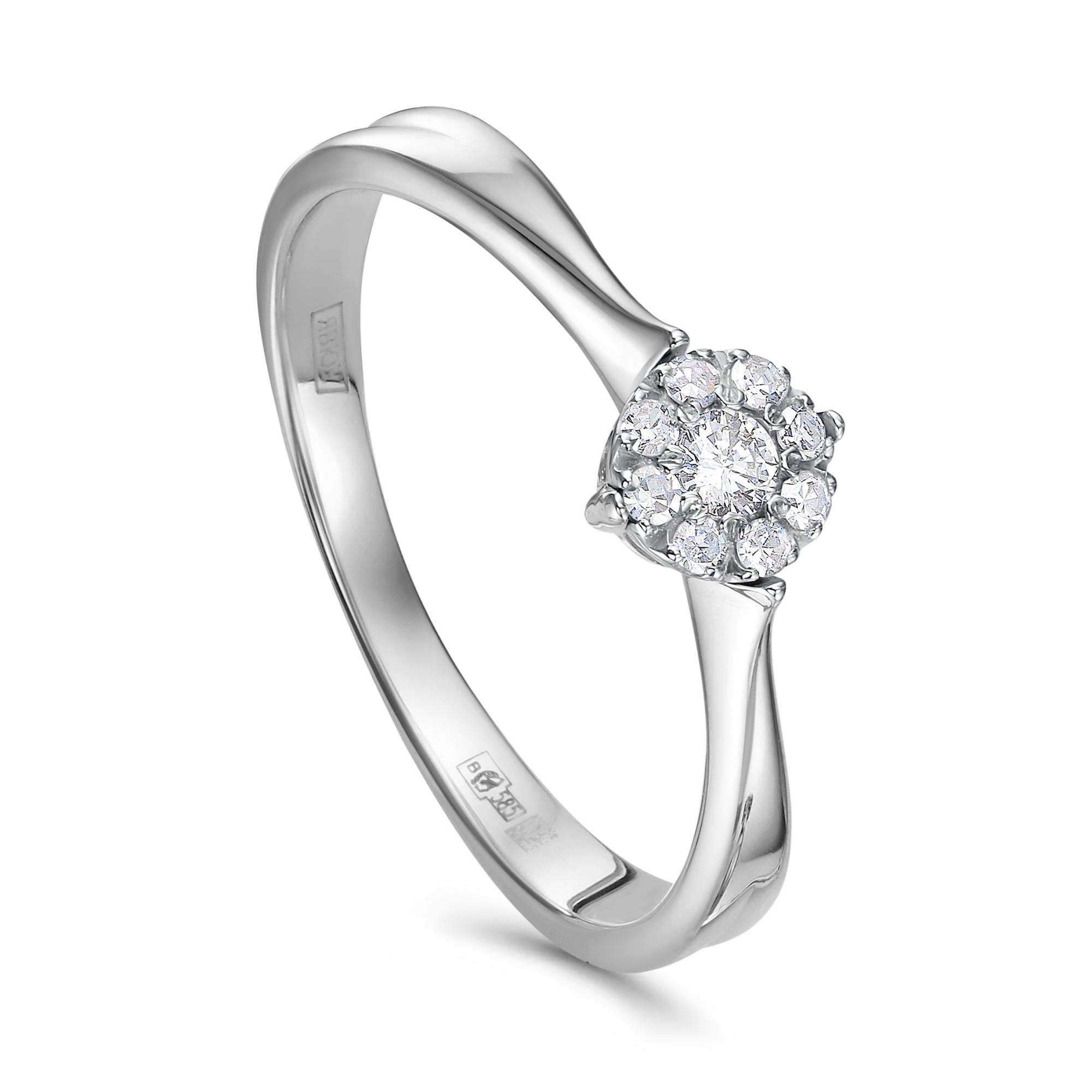 Кольцо из белого золота KABAROVSKY с бриллиантом