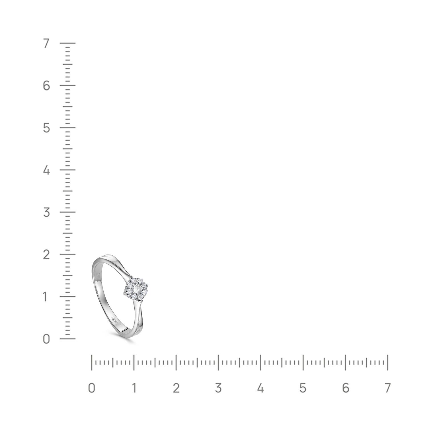 Кольцо из белого золота KABAROVSKY с бриллиантом