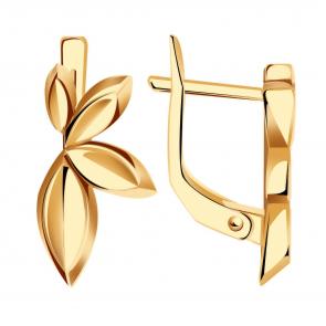 Золотые серьги Золотые узоры 00-52-0883-5-00 фото