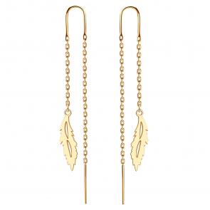 Золотые серьги Золотые узоры 00-52-1002-00 фото