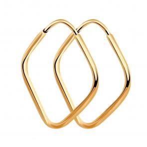 Золотые серьги Золотые узоры 00-62-0093-00 фото