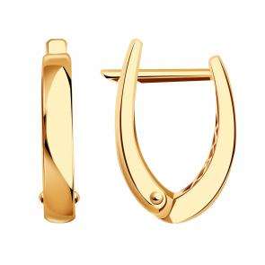 Золотые серьги Золотые узоры 00-62-0603-00 фото