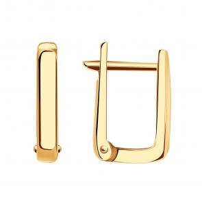 Золотые серьги Золотые узоры 00-62-0604-00 фото