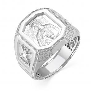 Серебряное кольцо Святой Блаженный Александр Невский Караваевская ювелирная фабрика 01-0053-s фото