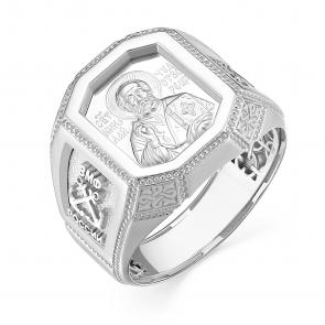 Серебряное кольцо Святитель Николай Чудотворец Караваевская ювелирная фабрика 01-0054-s фото