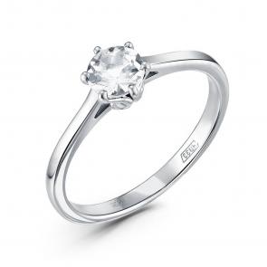 Кольцо из белого золота ERA Jewellery с бриллиантом 01-00550-03-500-01-03 фото