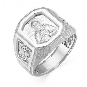 Серебряное кольцо Преподобный Илия Муромец Караваевская ювелирная фабрика 01-0059-s фото